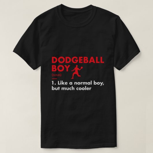Sport Boy Definitie Dodgeball T-shirt (Design voorkant)
