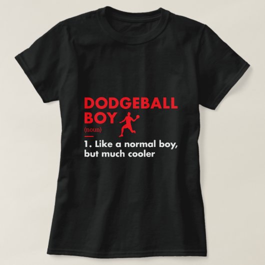 Sport Boy Definitie Dodgeball T-shirt (Design voorkant)