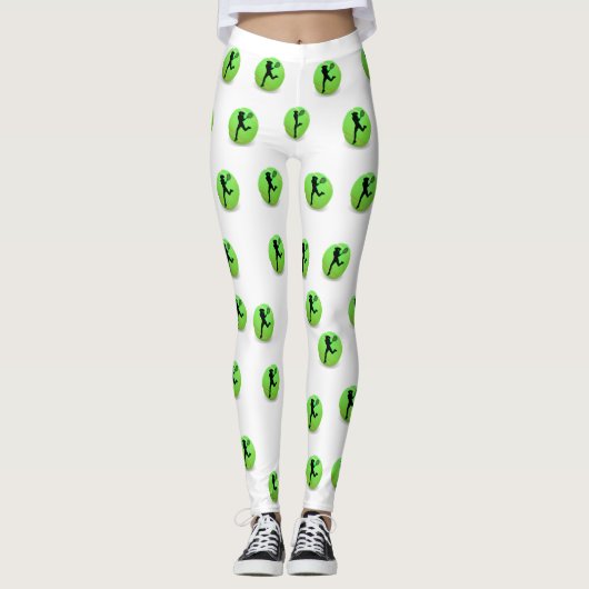 Sport Broek Tennis Leggings (Voorkant)