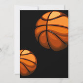 Sport Buiten Basketbal Verjaardag Kaart (Achterkant)