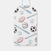 Sport Cadeautag, Sport Favorietentag Cadeaulabel (Achterkant)