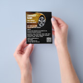 Sport Car Design, Auto Dealership Adverteren Flyer (Hand)