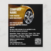 Sport Car Design, Auto Dealership Adverteren Flyer (Voorkant)