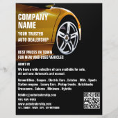 Sport Car Design, Auto Dealership Adverteren Flyer (Voorkant)