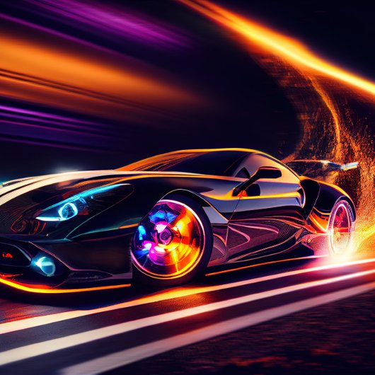 Sport Car Jigzaag Puzzle Legpuzzel