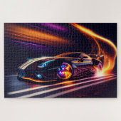 Sport Car Jigzaag Puzzle Legpuzzel (Horizontaal)