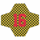 Sport Checkerboard Team Speler NUMMER Doel Voetbal (Enkel)