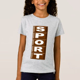 SPORT CHOCOLAT-T-shirt-jersey dun-meisjes T-shirt