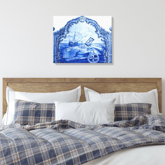 Sport Club Portugees Tegel Canvas (Insitu (Slaapkamer))