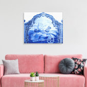 Sport Club Portugees Tegel Canvas Afdruk (Insitu (Woonkamer))