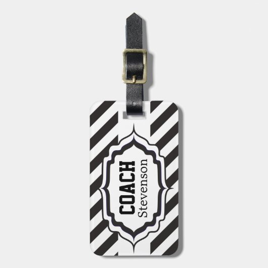 Sport Coach Bagagelabel (Voorkant verticaal)