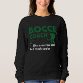 Sport Coach Definition Bocce Trui (Voorkant)
