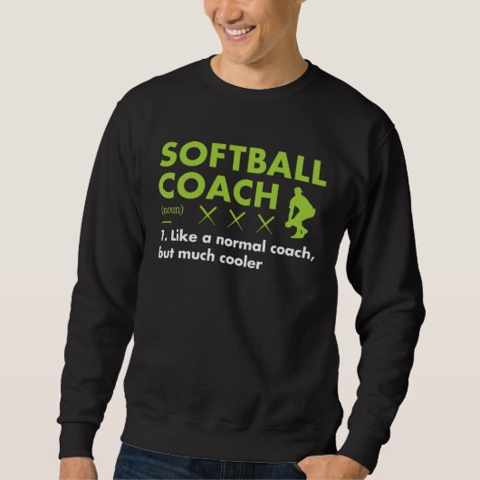 Sport Coach Definition Softball 1 Trui (Voorkant)