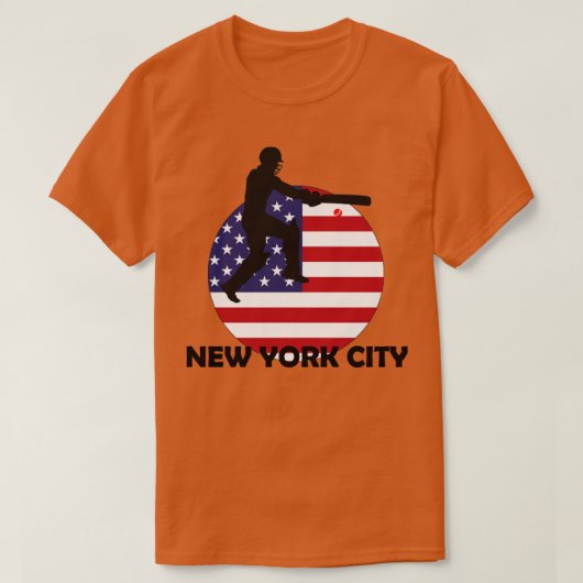 Sport Cricket & New York City T-shirt (Design voorkant)
