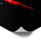 Sport Cricket Speler Poster (Hoek)