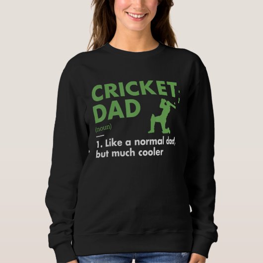 Sport Dad Definition Cricket Trui (Voorkant)