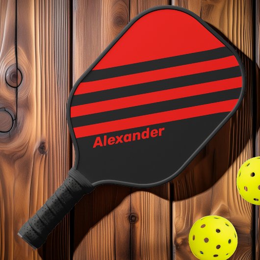  Sport Dark Stripes met naam Pickleball Paddle