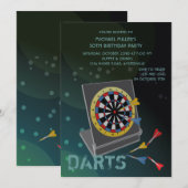 Sport Darts - Uitnodiging (Voorkant / Achterkant)