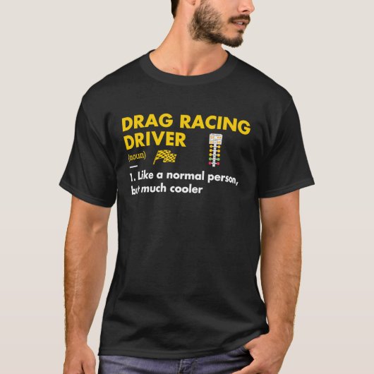 Sport Definition Drag Racing T-shirt (Voorkant)