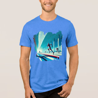Sport Dreams – Helder Abstract Digitaal T-shirt