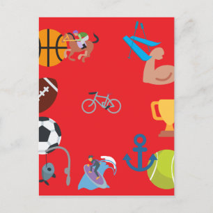 sport emoji briefkaart