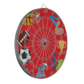 sport emoji dartbord (Voorkant Links)