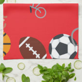 sport emoji theedoek (Gevouwen)