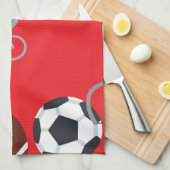 sport emoji theedoek (Quarter Fold)