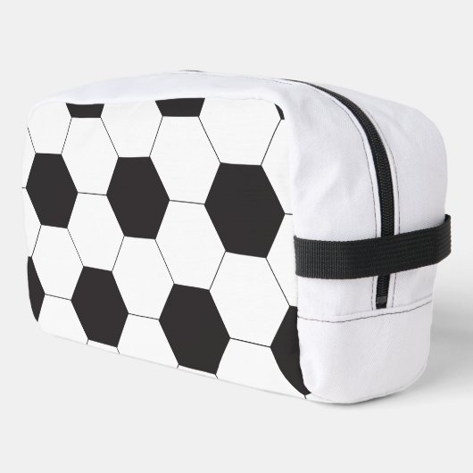 Sport- en voetbalfan terug naar school toilettasje (Linkerhoek)