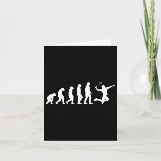 Sport Evolutie Badminton  Kaart (Voorkant)