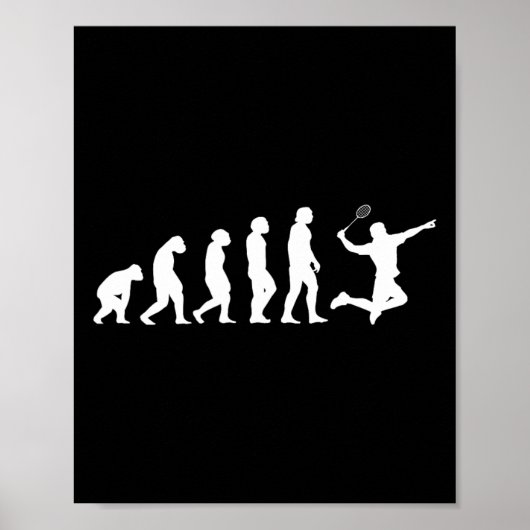 Sport Evolution Badminton Poster (Voorkant)