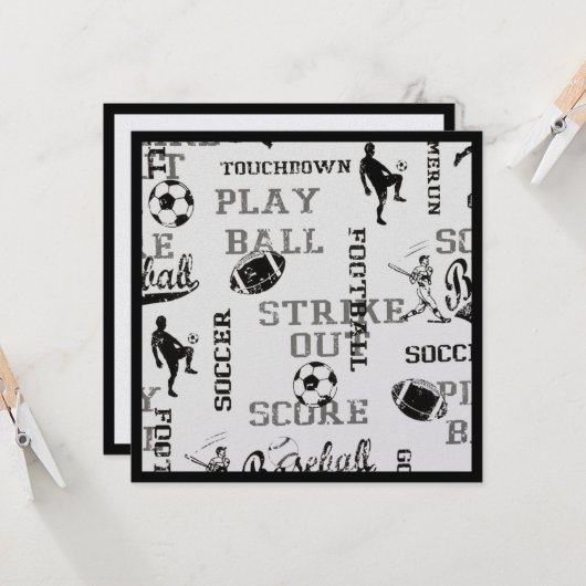 Sport Extravaganza 1 Kaart (Voorkant / Achterkant in situ)