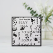 Sport Extravaganza 1 Kaart (Staand voorkant)