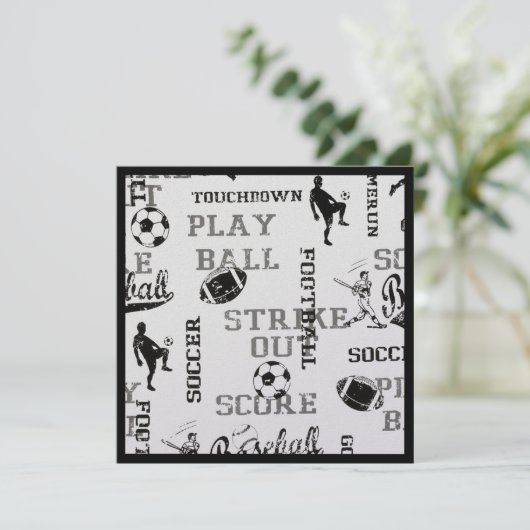 Sport Extravaganza 1 Kaart (Staand voorkant)