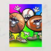 Sport Fan Briefkaart (Voorkant)