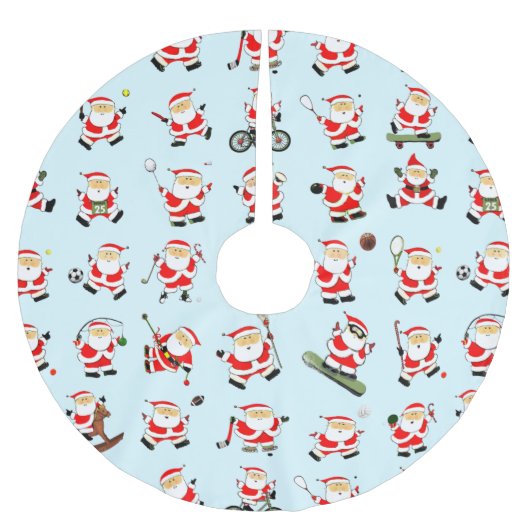 Sport Fan Kerst Kerstboom Rok (Voorkant)