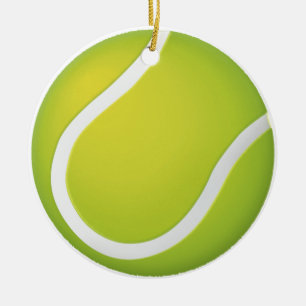 Sport Fan Tennis Ball Keramisch Ornament