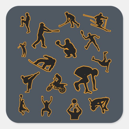 Sport Fanatische stickers (Voorkant)