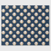 Sport Feest Baseball thema Cadeaupapier (Vlak)