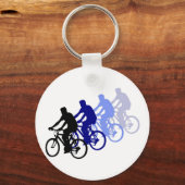 Sport - fietsen, fietsen, bijten sleutelhanger (Voorkant)