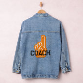 Sport Finger Sinaasappel Team COACH Fun Her Denim Jacket (Hangar)