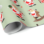 Sport Fitness Kerstmis Cadeaupapier (Rol Hoek)