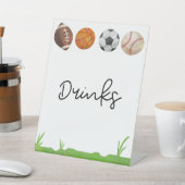 Sport Football Basketball Baseball Drinken Reclamebord Met Voetstuk (Insitu)