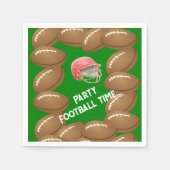 Sport Football Party tijd... Servet (Voorkant)