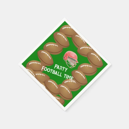 Sport Football Party tijd... Servet (Hoek)