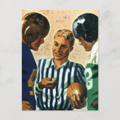  sport, Football Referee Coin Toss Briefkaart (Voorkant)