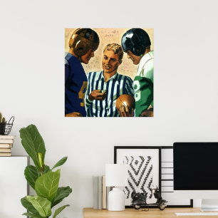 sport, Football Referee Coin Toss Poster