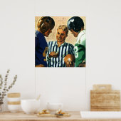  sport, Football Referee Coin Toss Poster (Keuken)