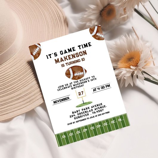 Sport Football  Second Birthday 10th year Down Kaart