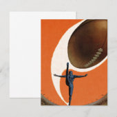  Sport, Football speler die het Koop van de Bal sc (Voorkant / Achterkant)